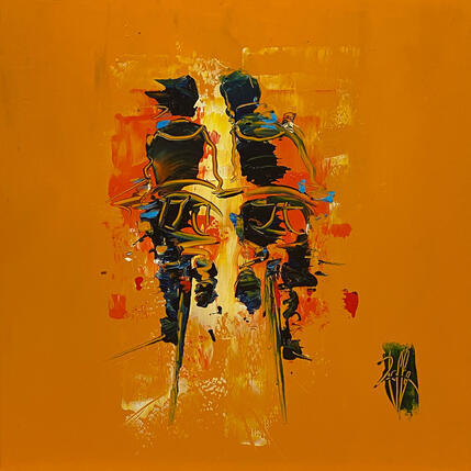 Peinture Pour un peu de Toi par Raffin Christian | Tableau Figuratif Huile Scènes de vie