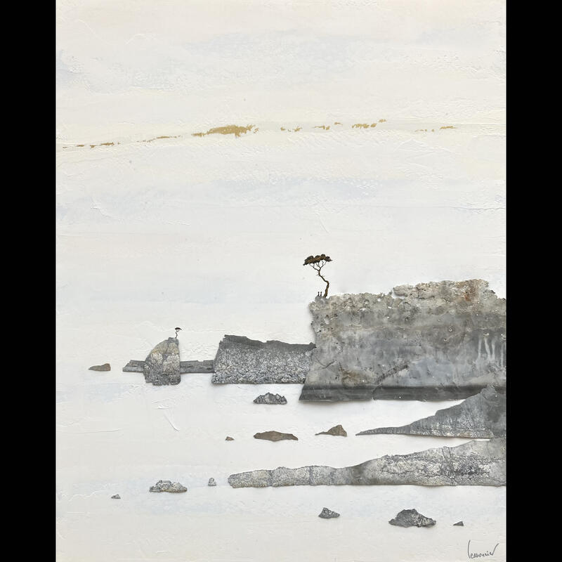 Painting Le passage by Lemonnier  | Painting Subject matter Acrylic, Zinc Landscapes