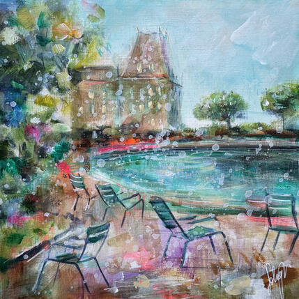 Painting Les Tuileries  by Solveiga | Painting