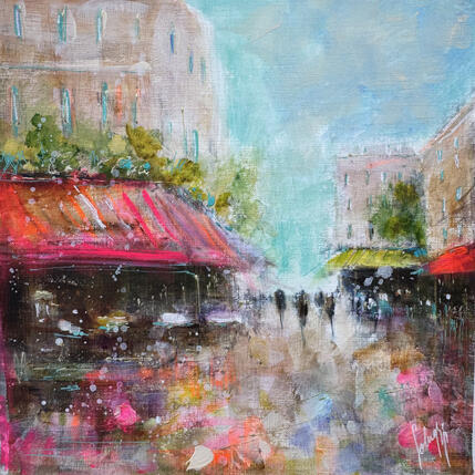 Painting Café de Paris  by Solveiga | Painting