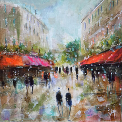 Painting Samedi a Paris  by Solveiga | Painting