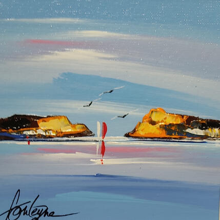 Painting Simple et paisible by Fonteyne David | Painting Figurative Acrylic