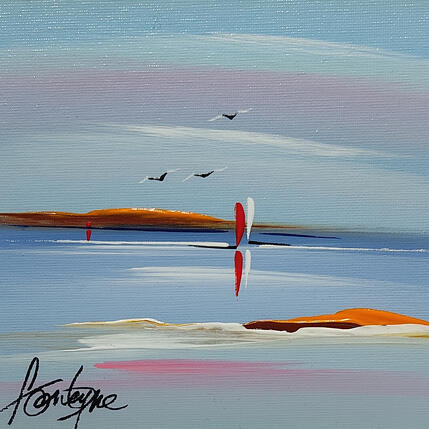 Painting Naturel avec toi by Fonteyne David | Painting Figurative Acrylic