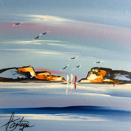 Painting Horizon et puissance by Fonteyne David | Painting Figurative Acrylic Pop icons