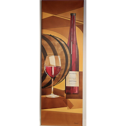 Painting Pinot Noir by Langlois Jean-Luc | Painting