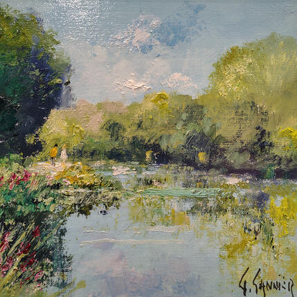 Pintura Les bords de la Somme por Sannier Daniel | Pintura  Iconos pop