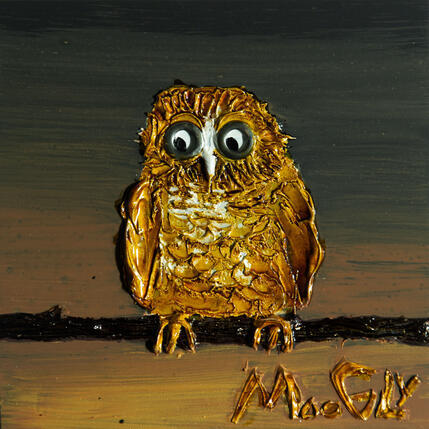 Painting Vertigius by Moogly | Painting Raw art Acrylic, Pigments, Resin Animals