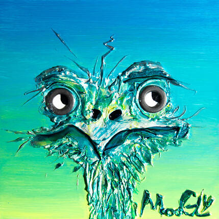 Painting Rttus by Moogly | Painting Raw art Acrylic, Pigments, Resin Animals, Pop icons