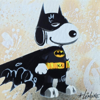 Painting BBAT SNOOP by Lemoine Mael | Painting Pop-art Acrylic, Graffiti Pop icons