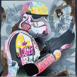 Painting CLONE by Lemoine Mael | Painting Pop-art Acrylic, Graffiti Pop icons