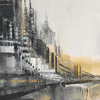 Peinture Black and white atmosphere 4 par Levesque Emmanuelle | Tableau  Huile
