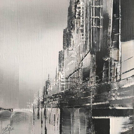 Peinture Black and white atmosphere 3 par Levesque Emmanuelle | Tableau  Huile