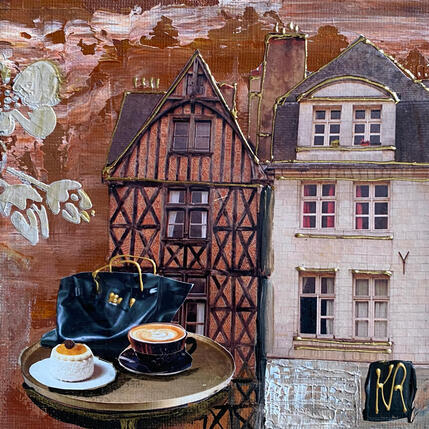 Painting Pause à Tours  by Romanelli Karine | Painting