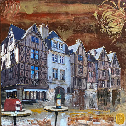 Painting Week-end à Tours 2  by Romanelli Karine | Painting