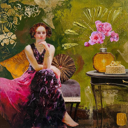 Painting Tentation  by Romanelli Karine | Painting