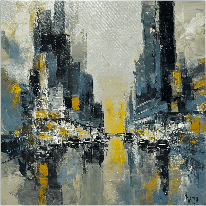 Pintura 23e rue por Dessein Pierre | Pintura