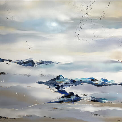 Painting 864 by Naen | Painting Abstract Acrylic, Ink