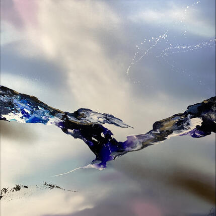 Painting 982 by Naen | Painting Abstract Acrylic, Ink