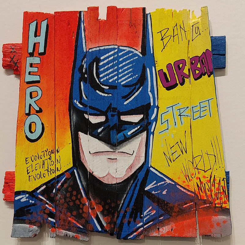 Painting New by Molla Nathalie | Painting Pop-art Pop icons Acrylic Posca