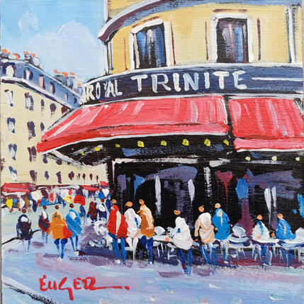 Peinture TERRASSE QUARTIER SAINT LAZARE par Euger | Tableau