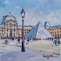 Pintura LE LOUVRE por Euger | Pintura