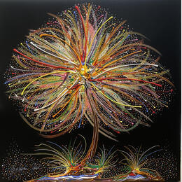 Painting L'amour à Bourges by Fonteyne David | Painting Figurative Acrylic