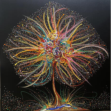 Gemälde L'amour à Bourges von Fonteyne David | Gemälde Figurativ Acryl