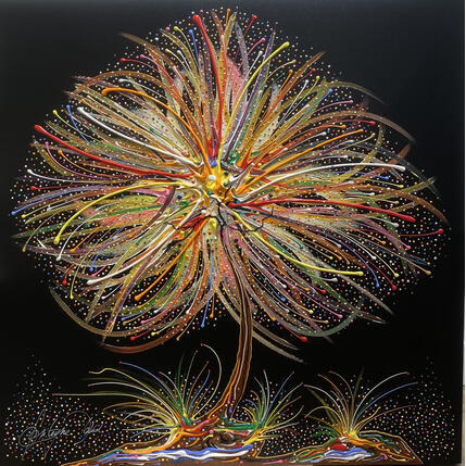 Gemälde L'amour à Bourges von Fonteyne David | Gemälde Figurativ Acryl