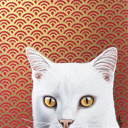 Painting Cat see you 68 by Milie Lairie | Painting