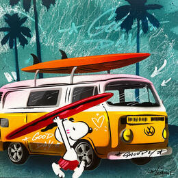 Painting Taxi Van by Lemoine Mael | Painting Pop-art Acrylic, Graffiti Pop icons
