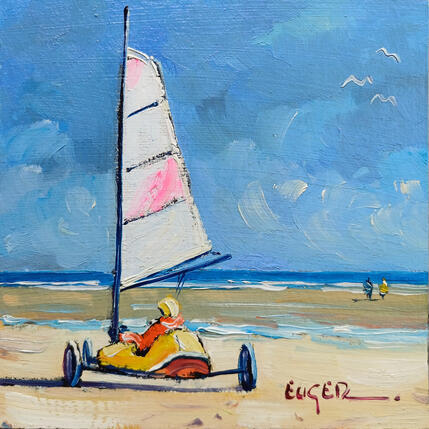 Pintura CHAR A VOILE por Euger | Pintura
