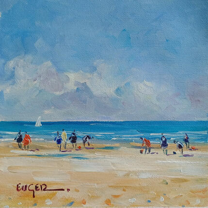 Pintura MAREE BASSE AU TOUQUET por Euger | Pintura