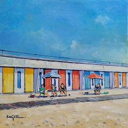 Painting ETE AU TOUQUET by Euger | Painting