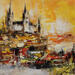 Painting Lyon glow by Mande | Painting