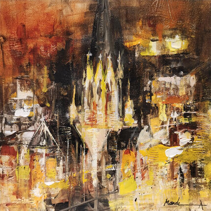 Painting Endless glow by Mande | Painting