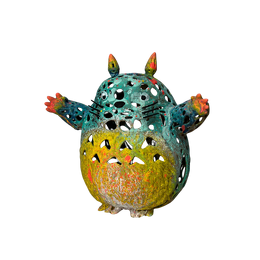 Sculpture TOTORO HUGE CORAIL by Shenoda | Sculpture Pop-art Graffiti, Resin