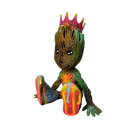 Sculpture NATURE VS STREET by Shenoda | Sculpture Pop-art Graffiti, Resin