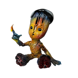 Sculpture INSPRIRATION ECLAIRE by Shenoda | Sculpture Pop-art Graffiti, Resin