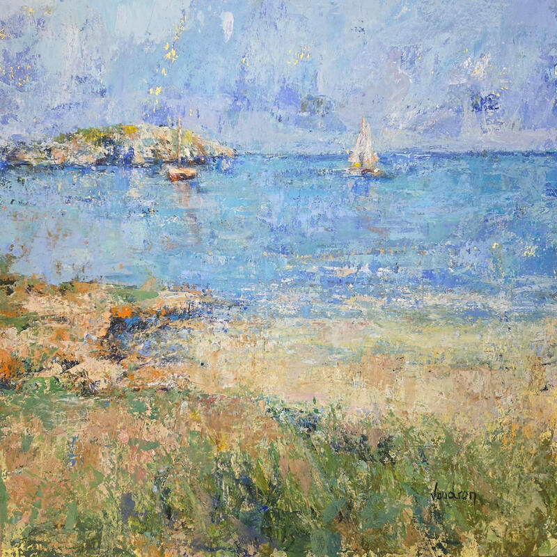 Painting Méditerranée by Vaudron | Painting Figurative