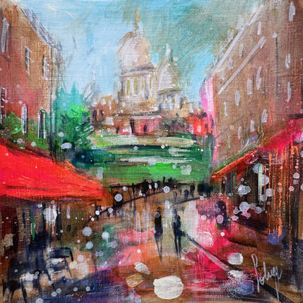 Pintura Ma butte préférée  por Solveiga | Pintura