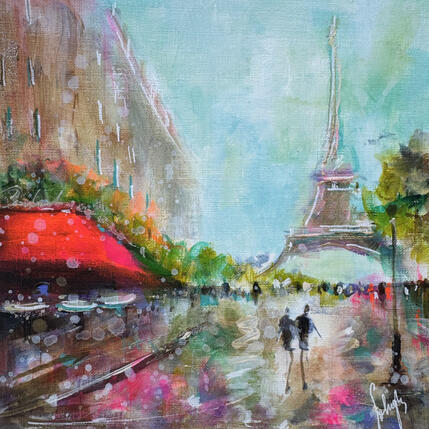 Pintura J'aime Paris por Solveiga | Pintura