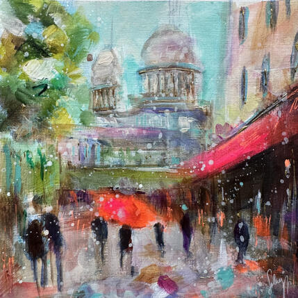 Pintura Les Abesses por Solveiga | Pintura