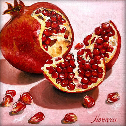 Painting Rubis by Moraru Vadim | Painting Realism Oil Nature