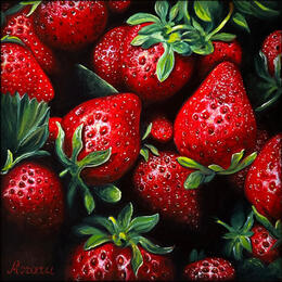 Gemälde Rouge sucré  von Moraru Vadim  | Gemälde Realismus Öl Alltagsszenen, Landschaften