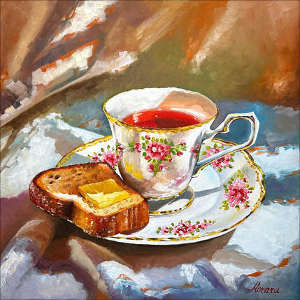 Painting Porcelaine by Moraru Vadim | Painting Realism Oil Landscapes, Life style