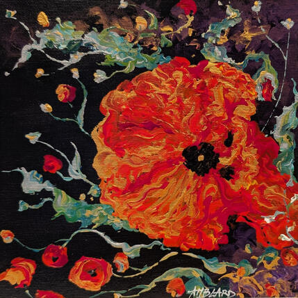 Painting Joyeux coquelicots  by Amblard Florence | Painting