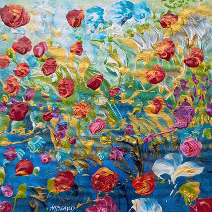 Painting Envolée de coquelicots  by Amblard Florence | Painting