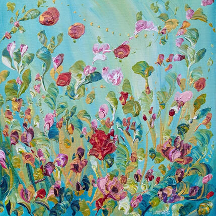 Painting Magic flowers  by Amblard Florence | Painting