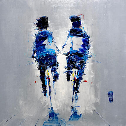 Painting Un doux bonheur by Raffin Christian | Painting