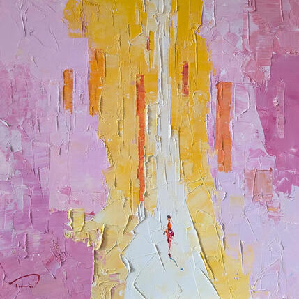 Painting Bonbons roses by Tomàs | Painting